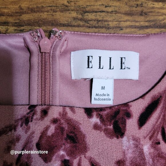 ELLE Floral Fit & Flare Dress M Coquette Ethereal Fairycore Gardencore Country - Picture 4 of 9
